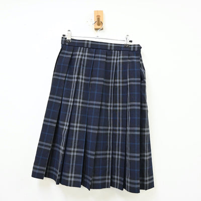 【中古】鹿児島県 吹上高等学校 女子制服 4点（シャツ・ニットベスト・スカート）sf012075