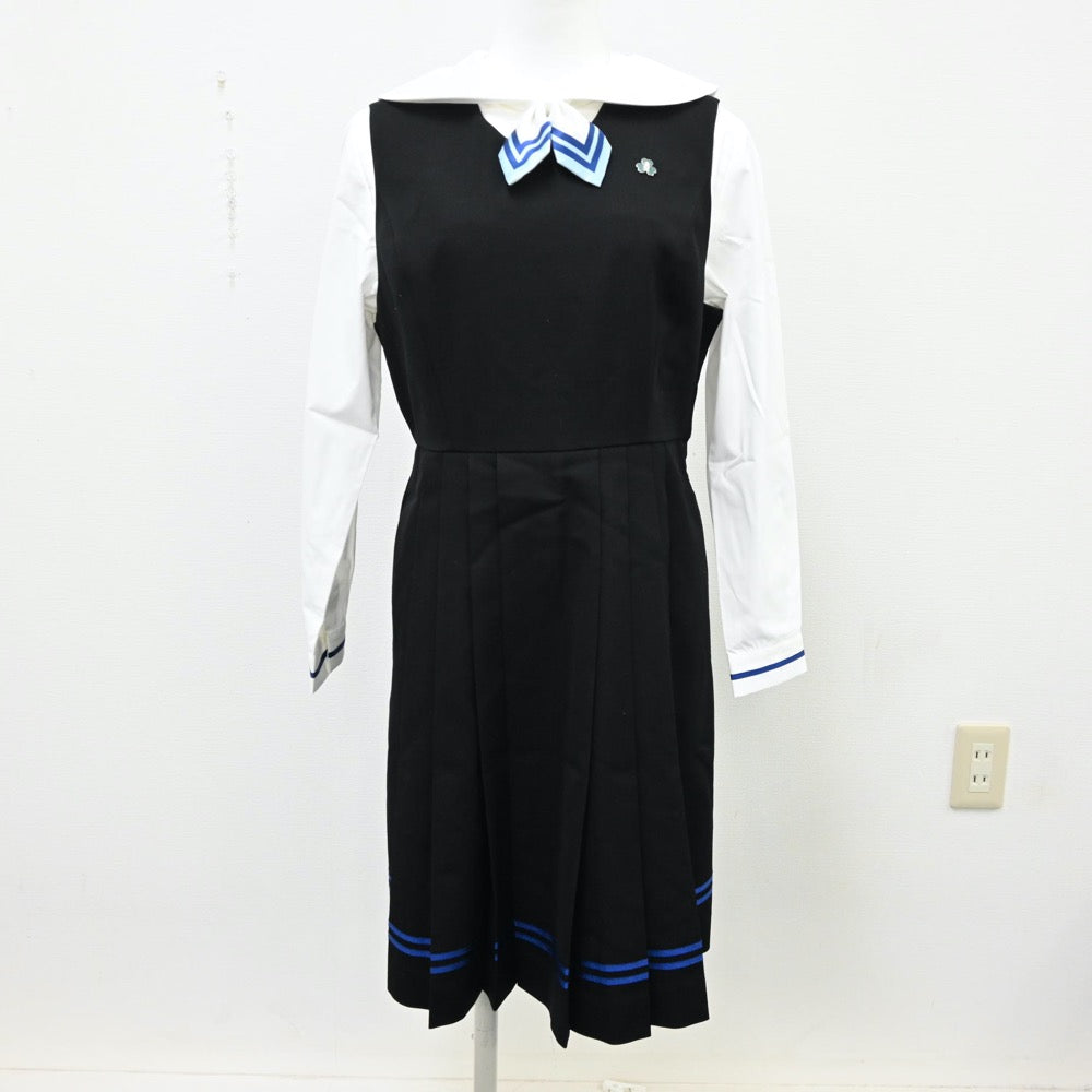 【中古】東京都 瀧野川女子学園中学高等学校 女子制服 7点（ブレザー・シャツ・ジャンパースカート）sf012077