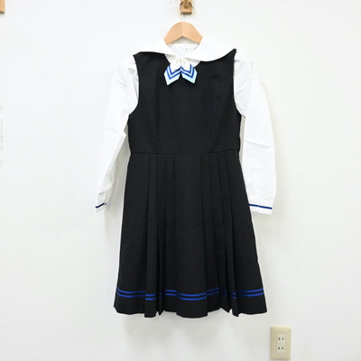 【中古】東京都 瀧野川女子学園中学高等学校 女子制服 6点（シャツ・ジャンパースカート）sf012078