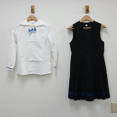 【中古】東京都 瀧野川女子学園中学高等学校 女子制服 6点（シャツ・ジャンパースカート）sf012078