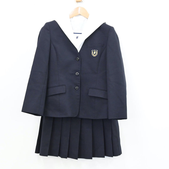 【中古制服】福岡県 福岡魁誠高等学校 女子制服 4点（ブレザー・セーラー服・ニット・スカート）sf012101【リサイクル学生服】 | 中古制服 通販パレイド