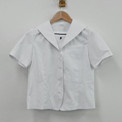 【中古】福岡県 福岡魁誠高等学校 女子制服 2点（セーラー服・ニットベスト）sf012109