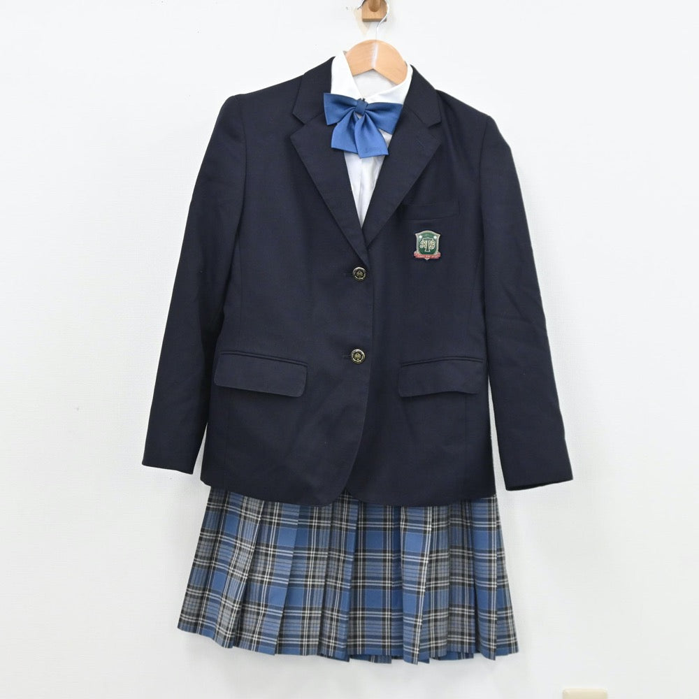 【中古】東京都 高砂中学校 女子制服 5点（ブレザー・ニット・シャツ・スカート）sf012120