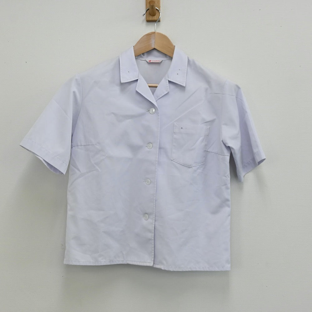 【中古】香川県 木太中学校 女子制服 3点（シャツ・スカート）sf012126