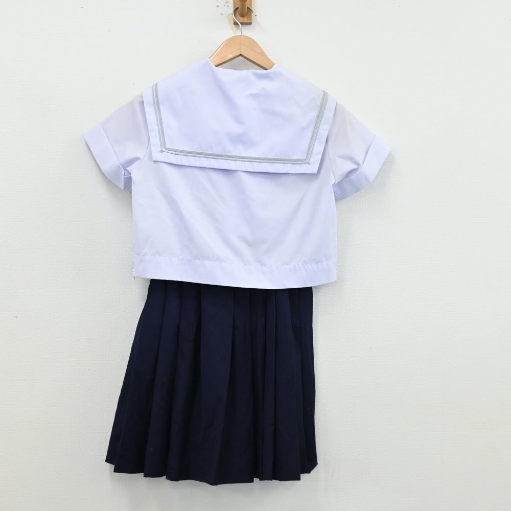 【中古】大阪府 四天王寺中学校 女子制服 4点（セーラー服・スカート）sf012132