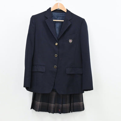 【中古】千葉県 柏の葉高等学校 女子制服 2点（ブレザー・スカート）sf012134