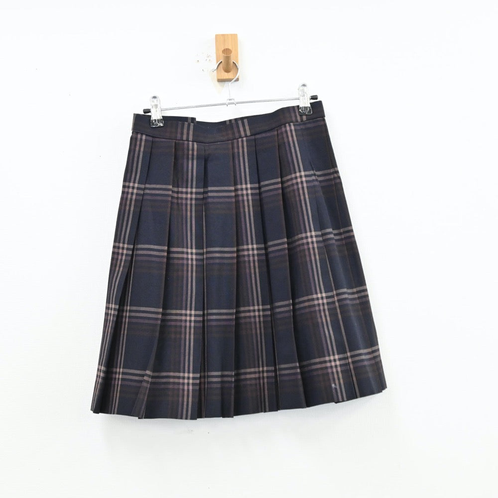 【中古】千葉県 柏の葉高等学校 女子制服 4点（シャツ・ニットベスト・スカート）sf012135