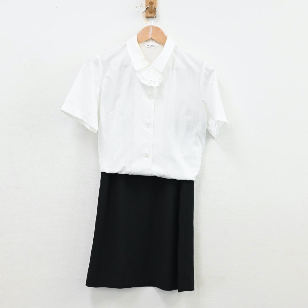 【中古】会社制服 事務服 5点 sf012136