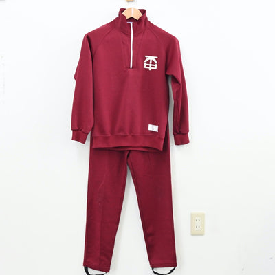 【中古】岐阜県 不破中学校 女子制服 2点（ジャージ 上・ジャージ 下）sf012137