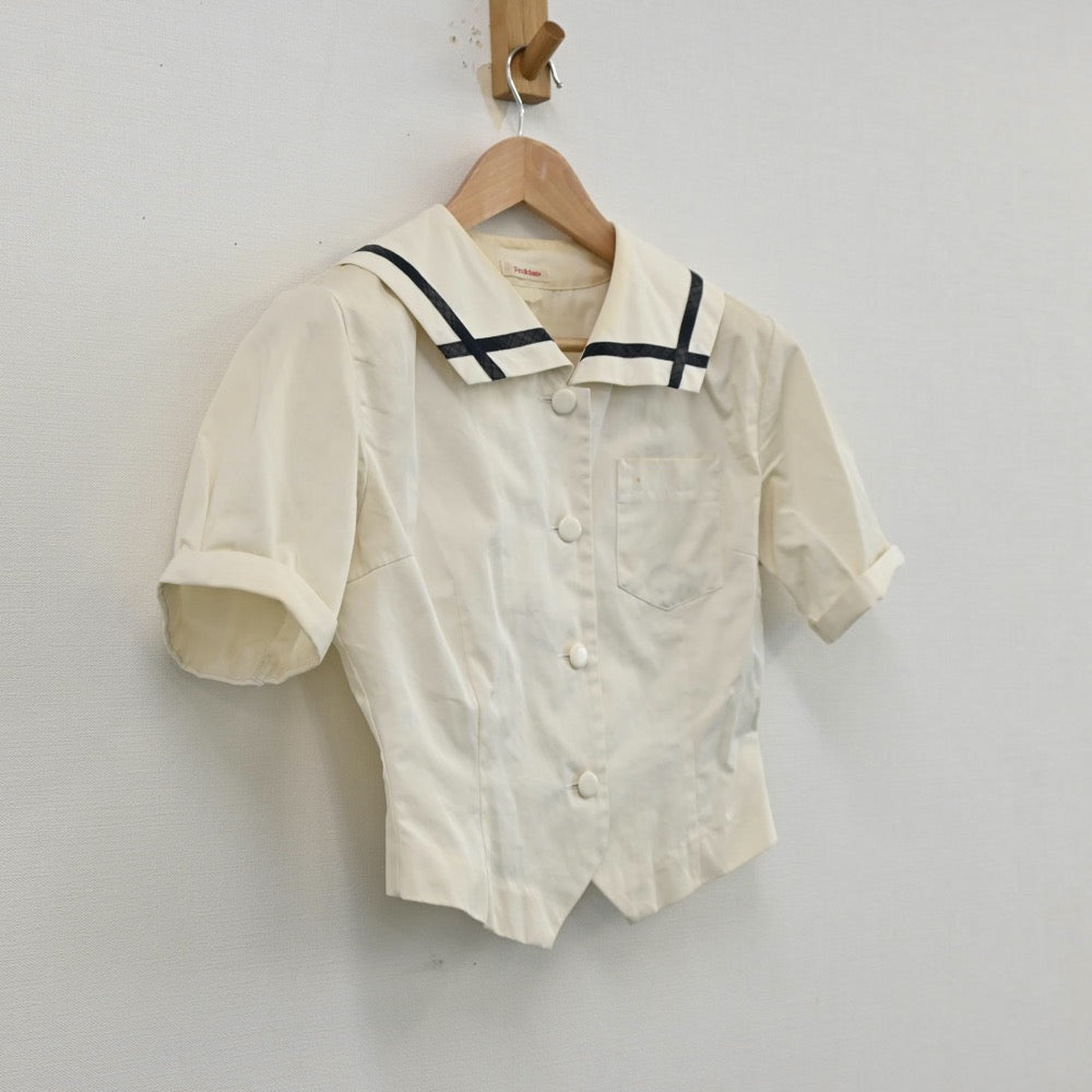 【中古】岡山県 岡山南高等学校 女子制服 2点（セーラー服）sf012158