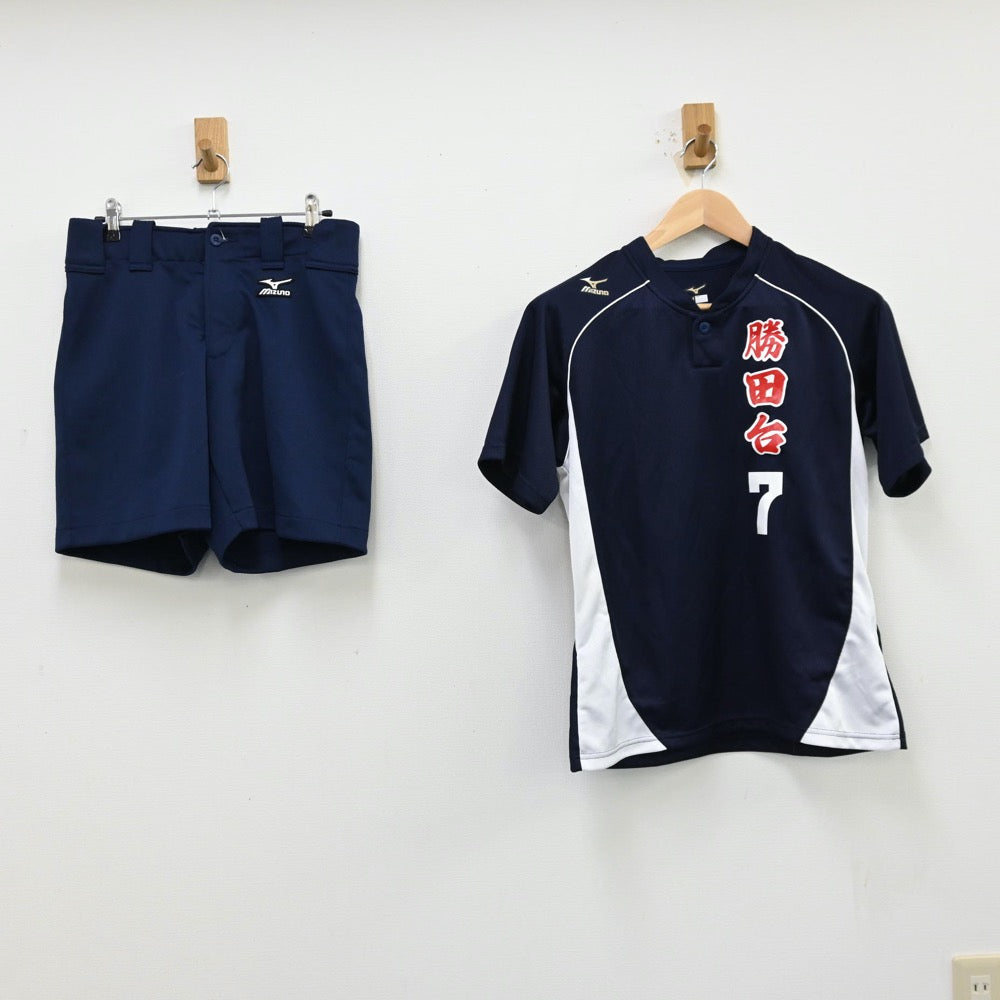 【中古】千葉県 勝田台中学校 ソフトボール部ユニフォーム 女子制服 2点（部活ユニフォーム 上・部活ユニフォーム 下）sf012171