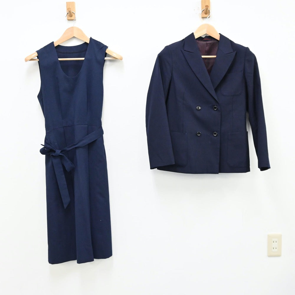 【中古】東京都 桜蔭学園高等学校 女子制服 2点（ブレザー・ジャンパースカート）sf012181