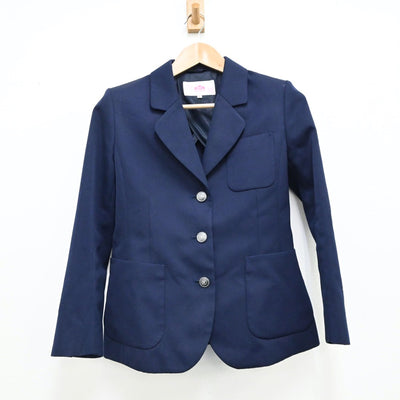 【中古】青森県 南中学校 女子制服 2点（ブレザー・スカート）sf012192