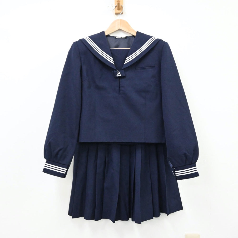 【中古】埼玉県 南中学校 女子制服 2点（セーラー服・スカート）sf012194