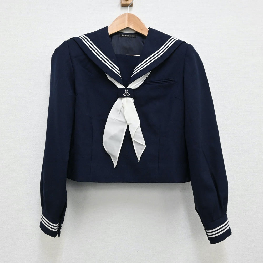 【中古】埼玉県 南中学校 女子制服 3点（セーラー服・スカート）sf012195