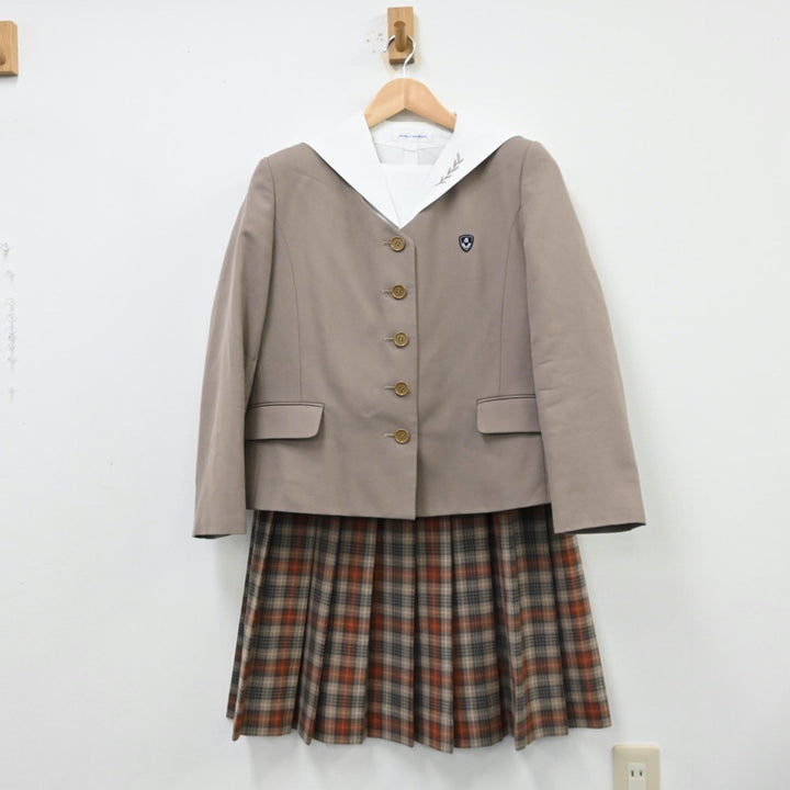 【中古】愛知県 名城大学附属高等学校 女子制服 3点（ブレザー・シャツ・スカート）sf012197