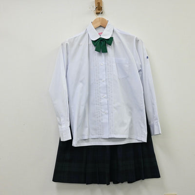 【中古】北海道 標津高等学校 女子制服 5点（ブレザー・シャツ・ベスト・スカート）sf012220