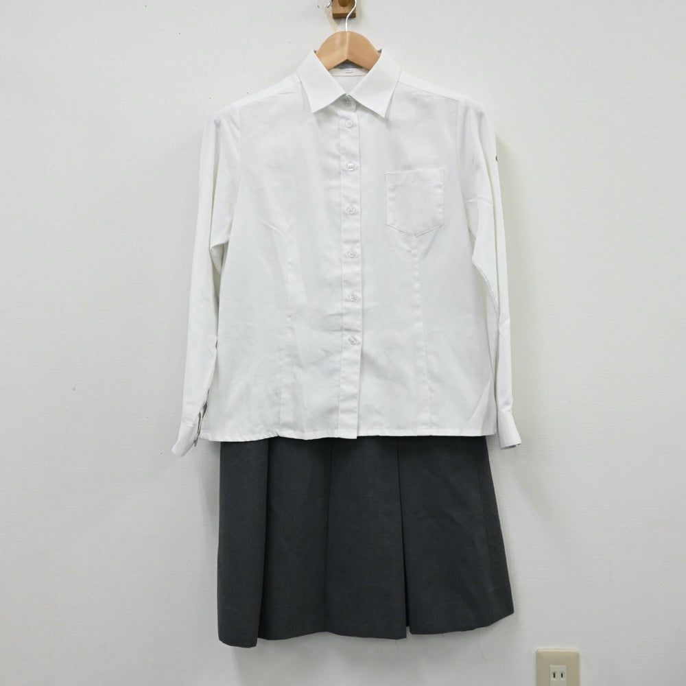 【中古】埼玉県 埼玉大学教育学部附属中学校 女子制服 4点（ブレザー・シャツ・ベスト・スカート）sf012229