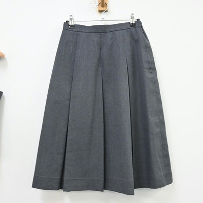 【中古】埼玉県 埼玉大学教育学部附属中学校 女子制服 2点（ベスト・スカート）sf012230