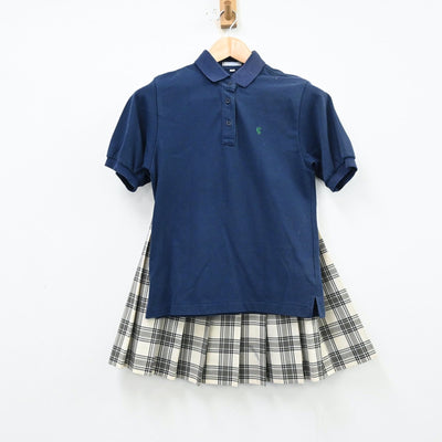 【中古】東京都 中央大学杉並高等学校 女子制服 3点（シャツ・シャツ・スカート）sf012231