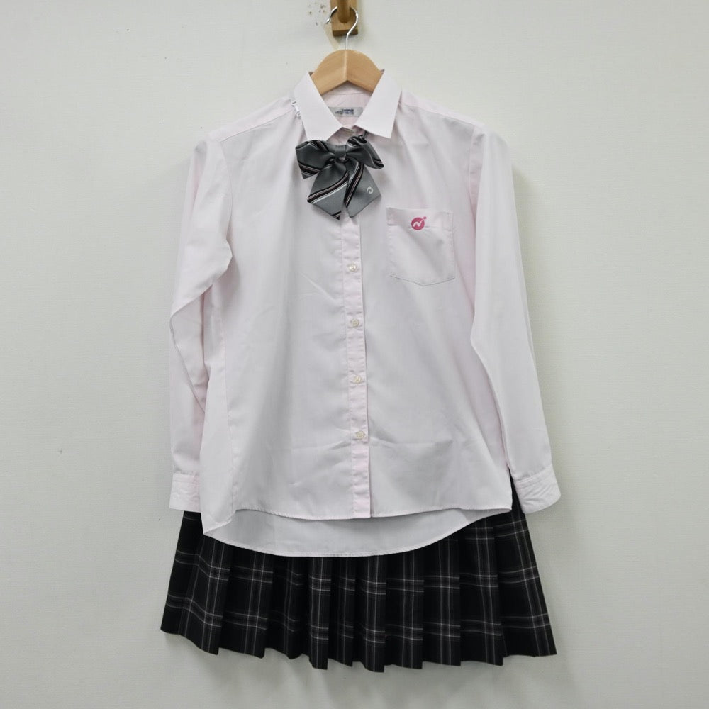 【中古】千葉県 二松学舎大学付属柏高等学校 女子制服 6点（ブレザー・シャツ・スカート）sf012240