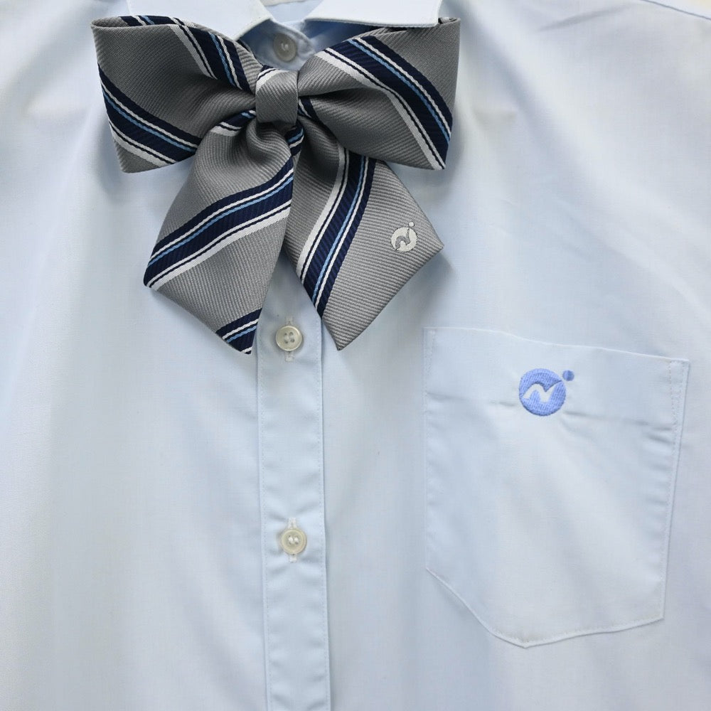 【中古】千葉県 二松学舎大学付属柏高等学校 女子制服 3点（シャツ・スカート）sf012241