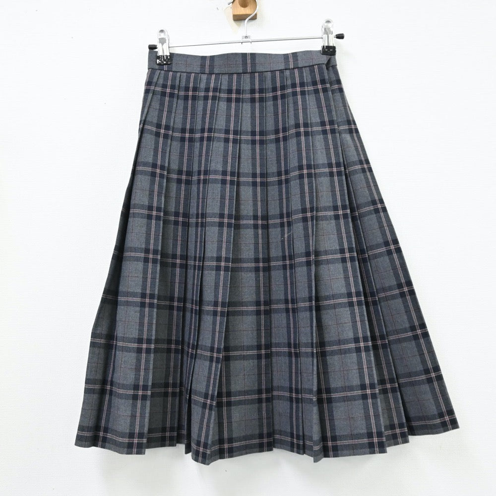 【中古】東京都 小山田中学校 女子制服 2点（ニットベスト・スカート）sf012264