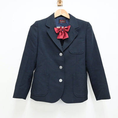 【中古】神奈川県 もえぎ野中学校 女子制服 4点（ブレザー・スカート）sf012269