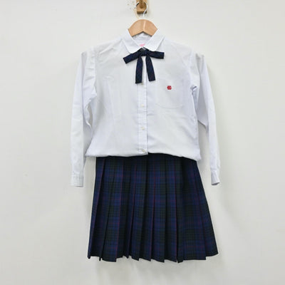 【中古】東京都 江戸川女子中学校 女子制服 6点（ブレザー・シャツ・ニット・スカート）sf012270