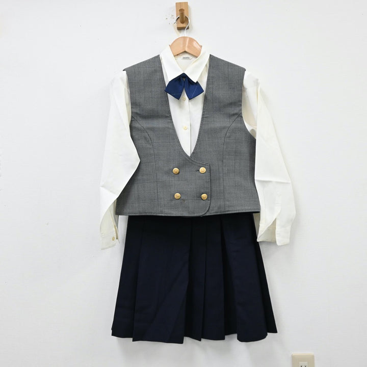 中古制服】香川県 高松商業高等学校 女子制服 5点（ブレザー
