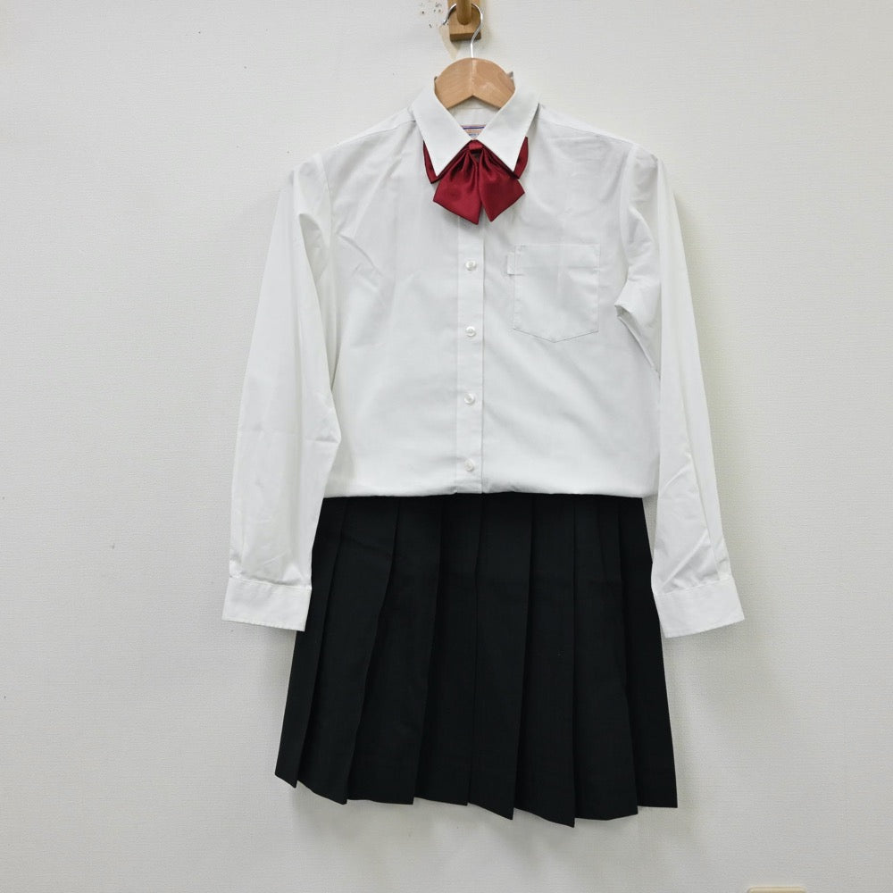 【中古】埼玉県 栄東高等学校 女子制服 5点（ブレザー・シャツ・ニット・スカート）sf012278