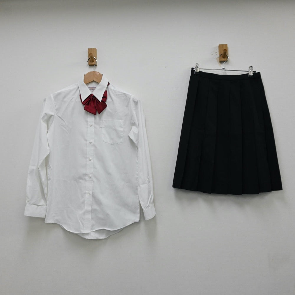 【中古】埼玉県 栄東高等学校 女子制服 5点（ブレザー・シャツ・ニット・スカート）sf012278