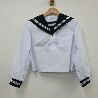 【中古】静岡県 西中学校 女子制服 2点（セーラー服）sf012287