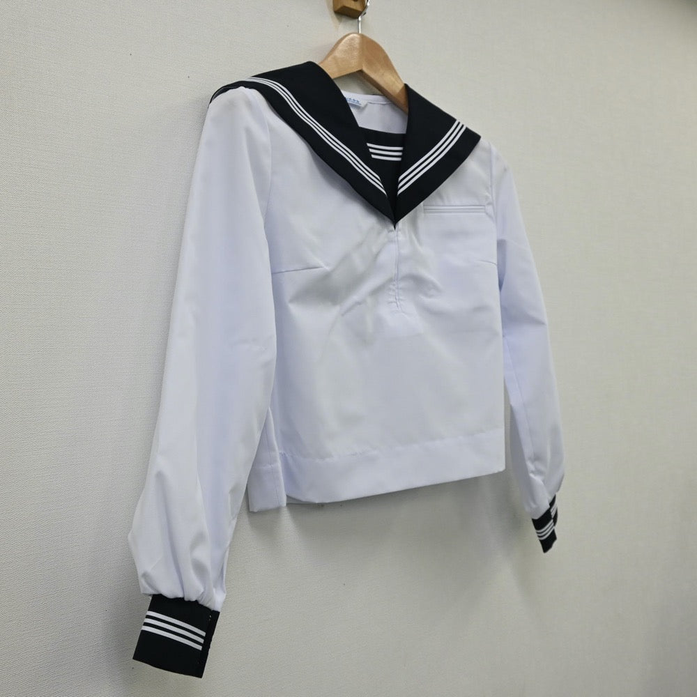 【中古】静岡県 西中学校 女子制服 2点（セーラー服）sf012287