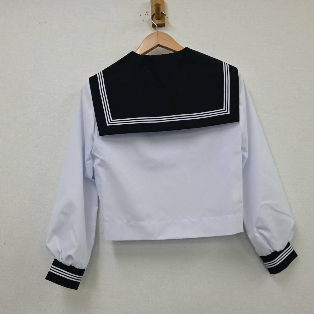 【中古】静岡県 西中学校 女子制服 2点（セーラー服）sf012287