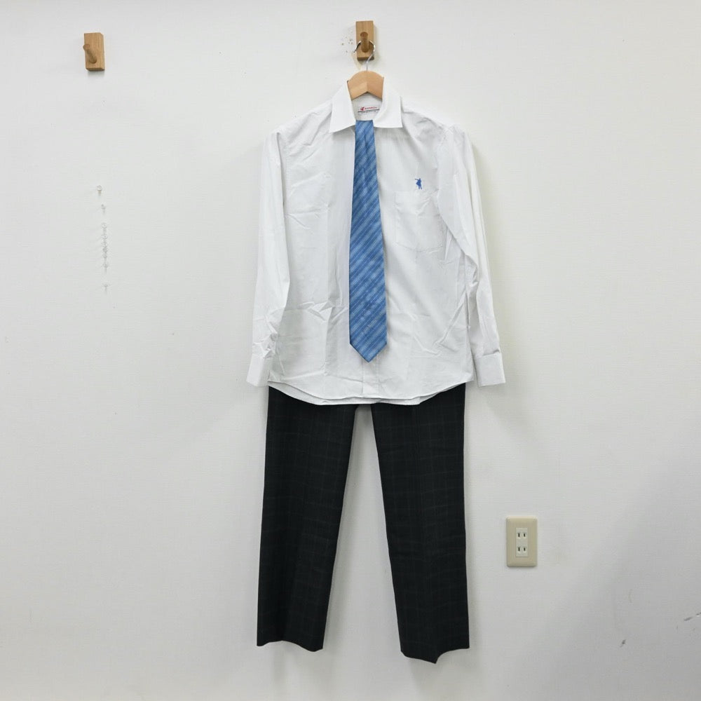 中古制服】神奈川県 クラーク記念国際高等学校 男子制服 4点（ブレザー・シャツ・ズボン）sf012292【リサイクル学生服】 | 中古制服通販パレイド