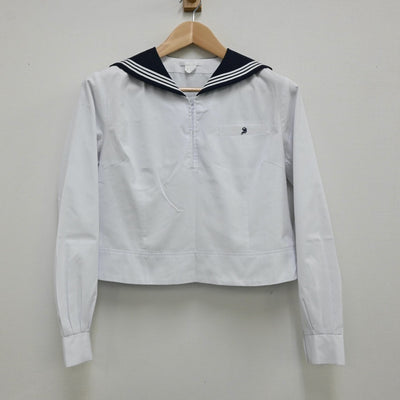 【中古】広島県 広島山陽学園山陽高等学校 女子制服 3点（セーラー服・ジャンパースカート）sf012294