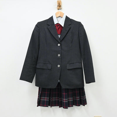 【中古】北海道 札幌大谷高等学校 女子制服 4点（ブレザー・シャツ・スカート）sf012300