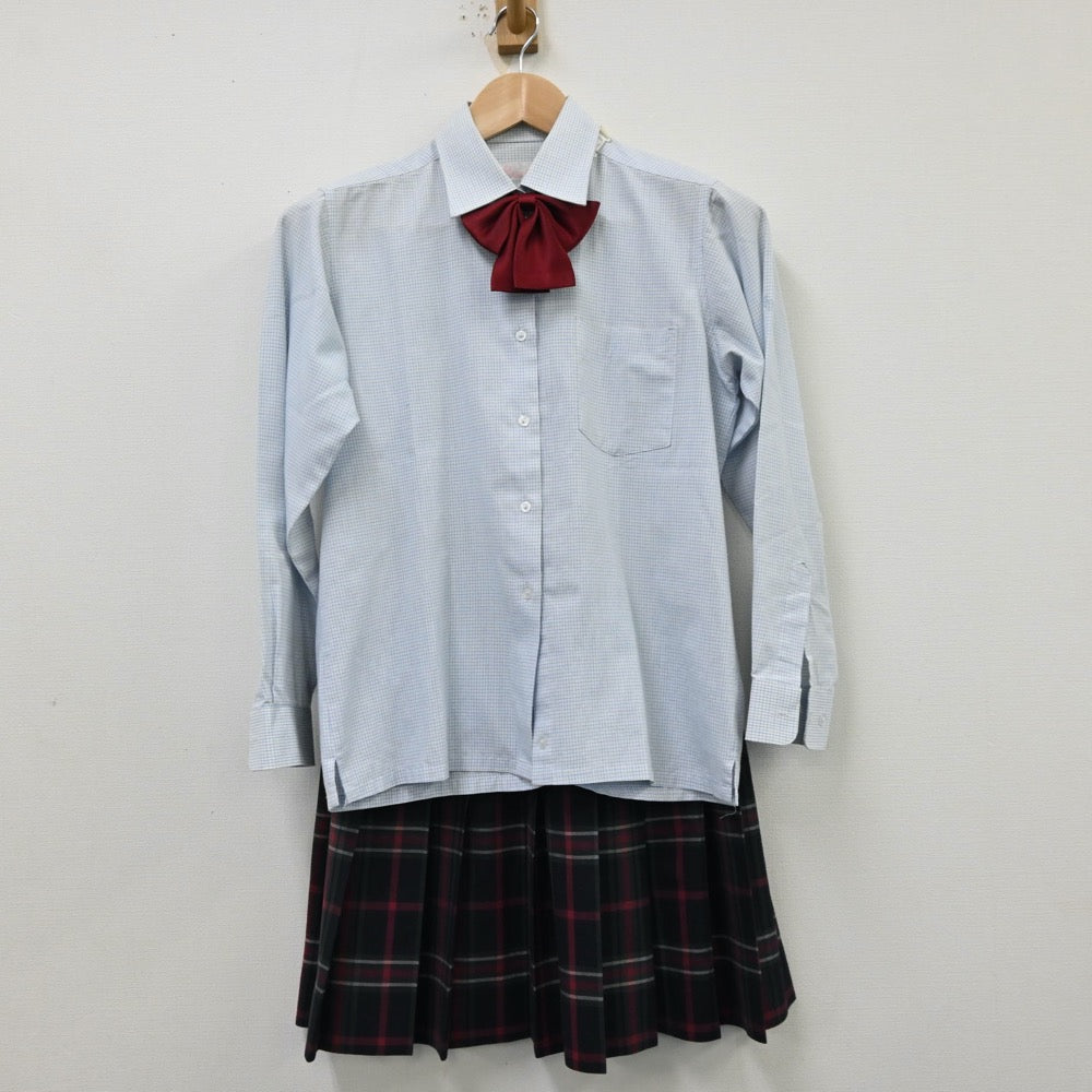 【中古】北海道 札幌大谷高等学校 女子制服 4点（ブレザー・シャツ・スカート）sf012300