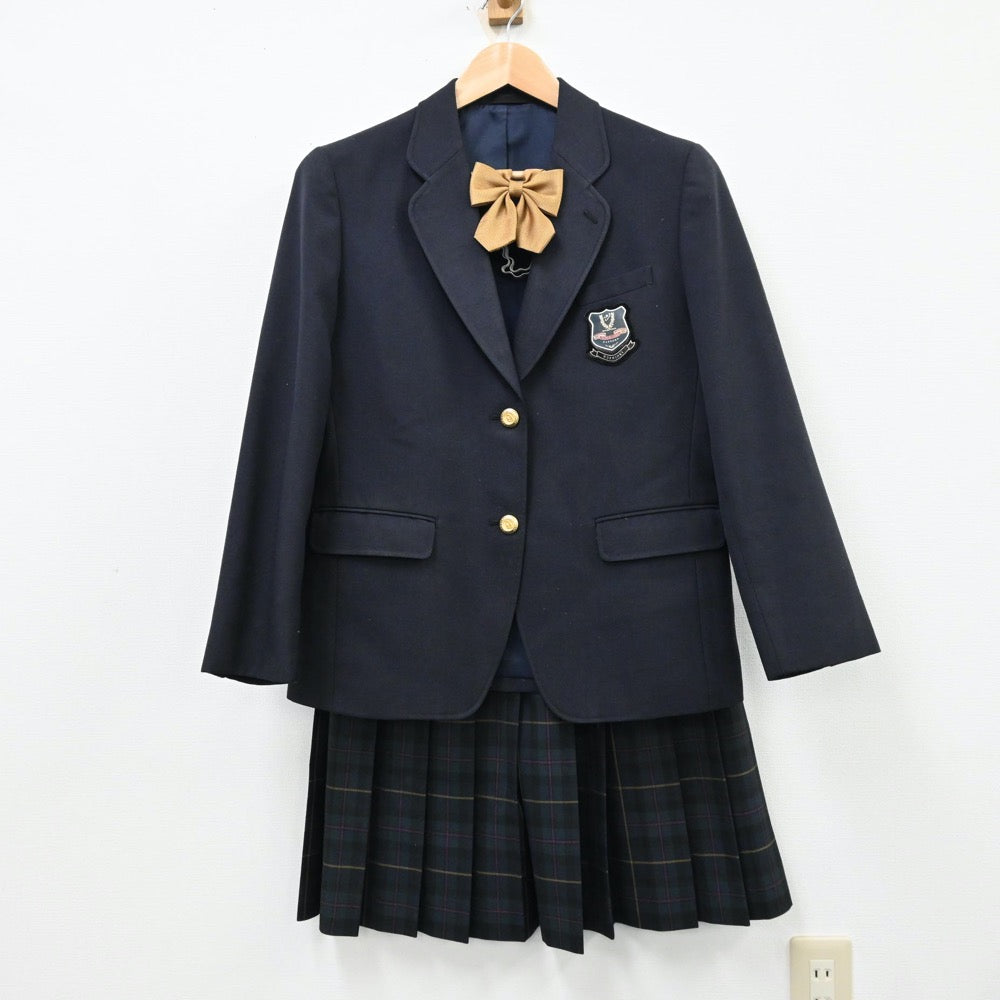 【中古】北海道 札幌市立星置中学校 女子制服 3点（ブレザー・ベスト・スカート）sf012301