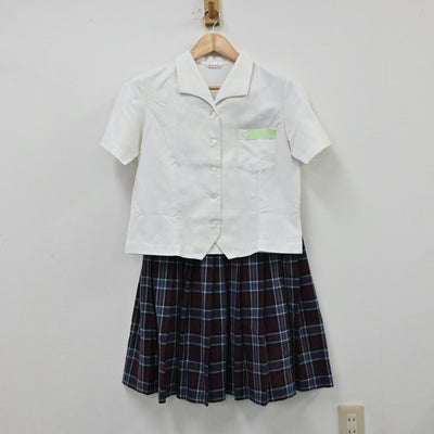 【中古】福岡県 福間東中学校 女子制服 3点（セーラー服・スカート）sf012303