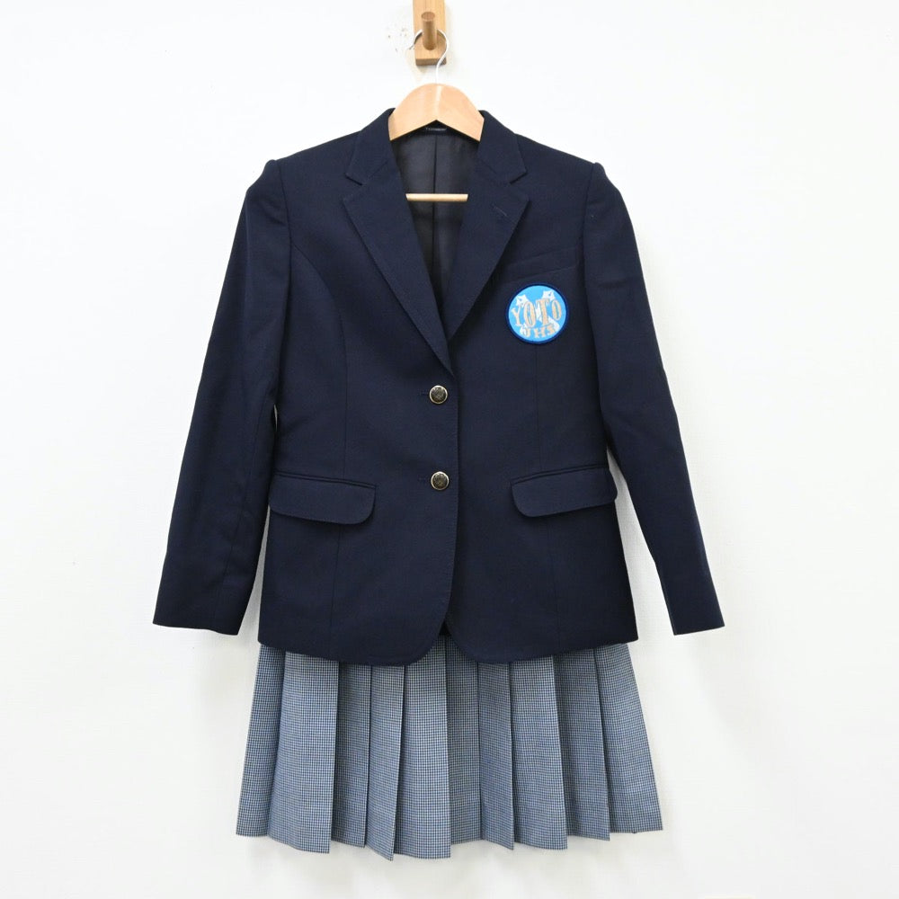 【中古】栃木県 宇都宮市立陽東中学校 女子制服 2点（ブレザー・スカート）sf012306