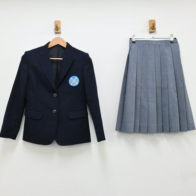 【中古】栃木県 宇都宮市立陽東中学校 女子制服 2点（ブレザー・スカート）sf012306