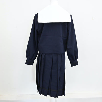 【中古】東京都 成女学園高等学校 女子制服 4点（セーラー服・ジャンパースカート・ベスト）sf012309