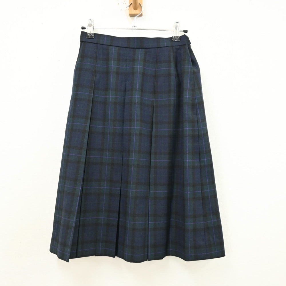 【中古】大阪府 枚方第三中学校 女子制服 3点（シャツ・ニット・スカート）sf012321