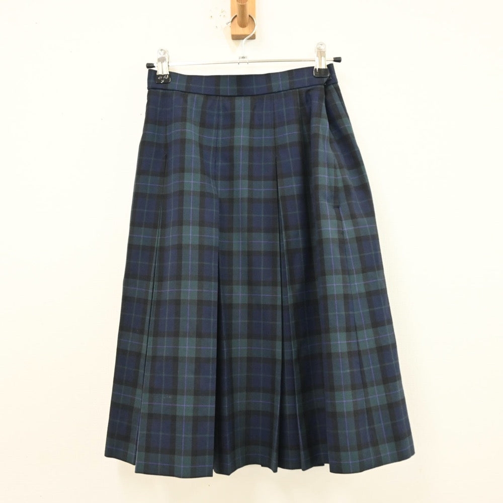 【中古】大阪府 枚方第三中学校 女子制服 3点（シャツ・スカート）sf012323