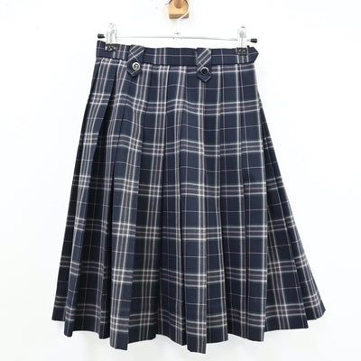 【中古】滋賀県 水口東高等学校 女子制服 2点（ニット・スカート）sf012335