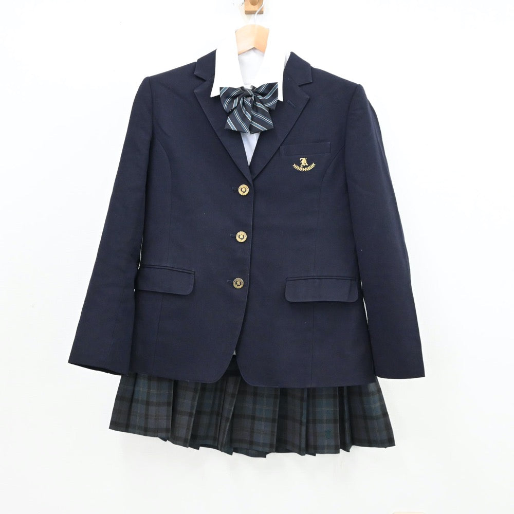 【中古】埼玉県 埼玉県立川口高等学校 女子制服 4点（ブレザー・シャツ・スカート）sf012345