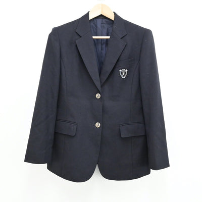 【中古】東京都 都立府中高等学校 女子制服 2点（ブレザー・スカート）sf012349