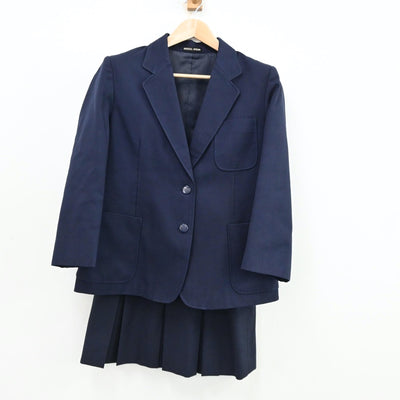 【中古】東京都 小金井市立第一中学校 女子制服 2点（ブレザー・スカート）sf012351